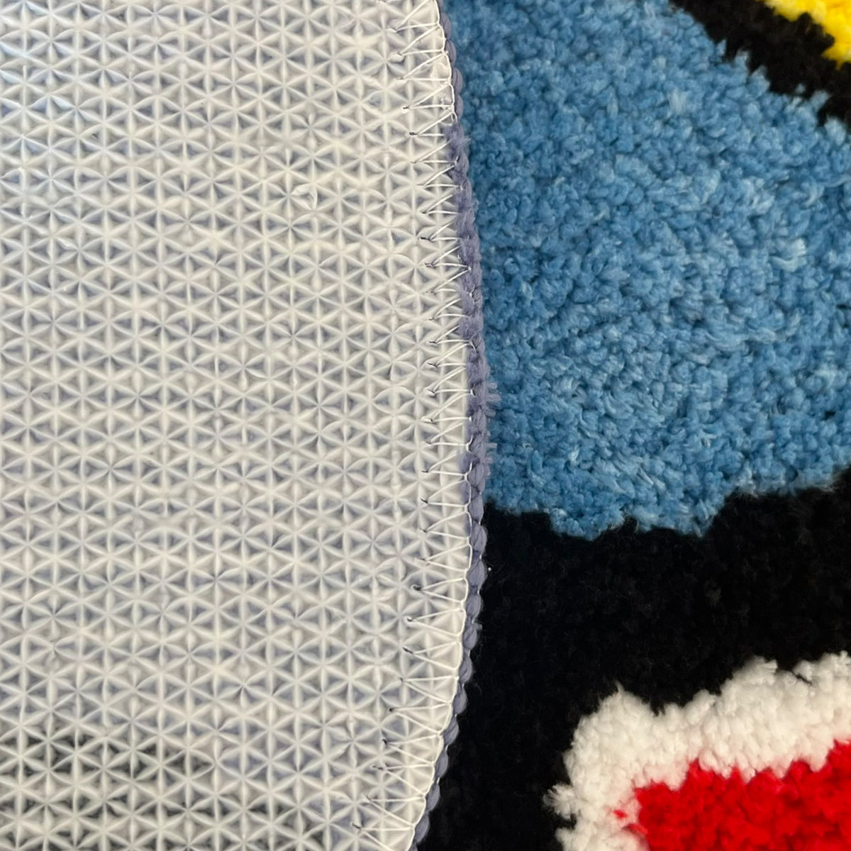 Heart Flame Car Tufted Rug
