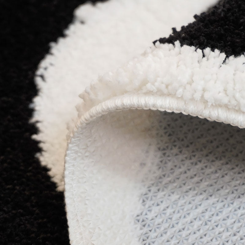 Cartoon Black Briquettes Carpet
