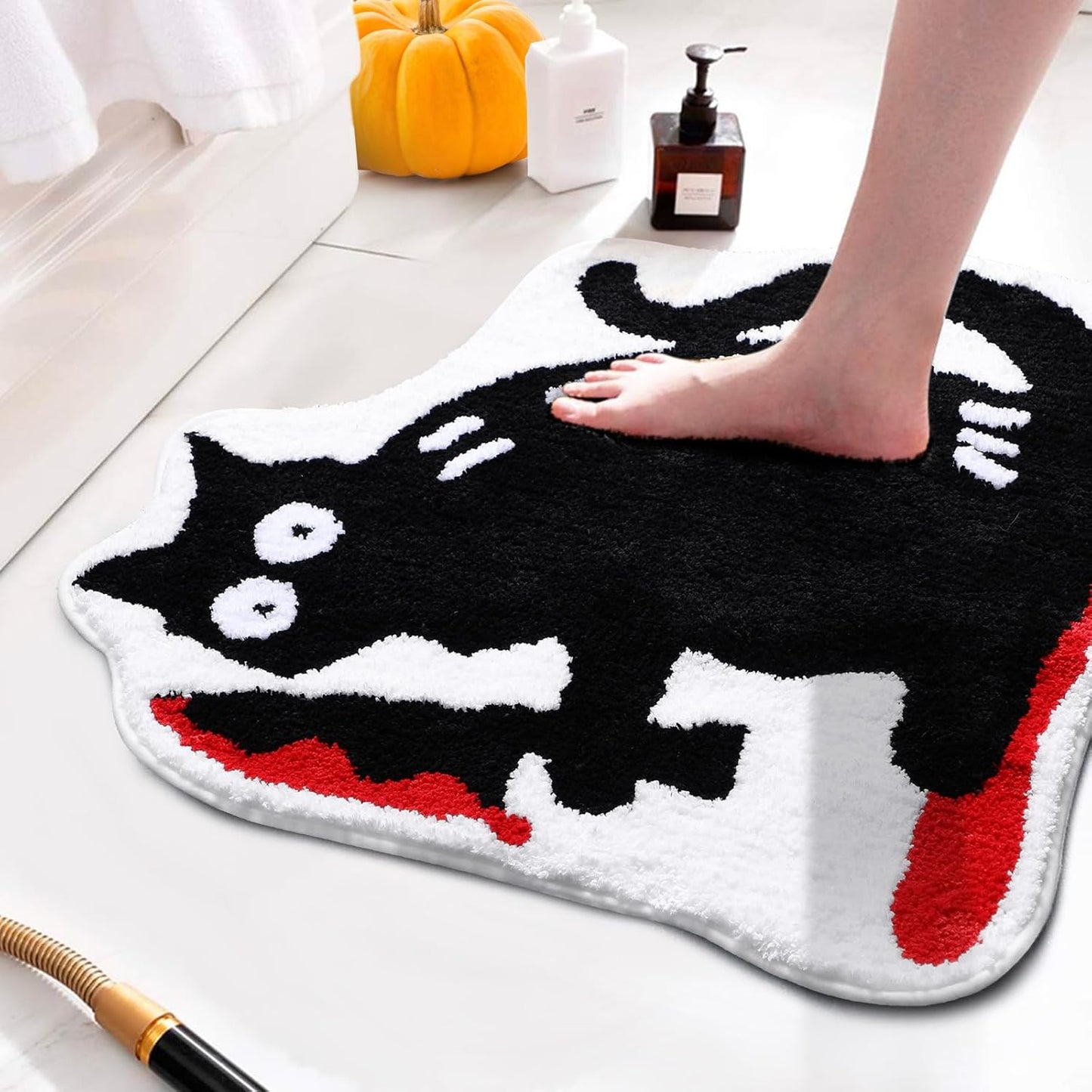 Murder Cat Bath Mat