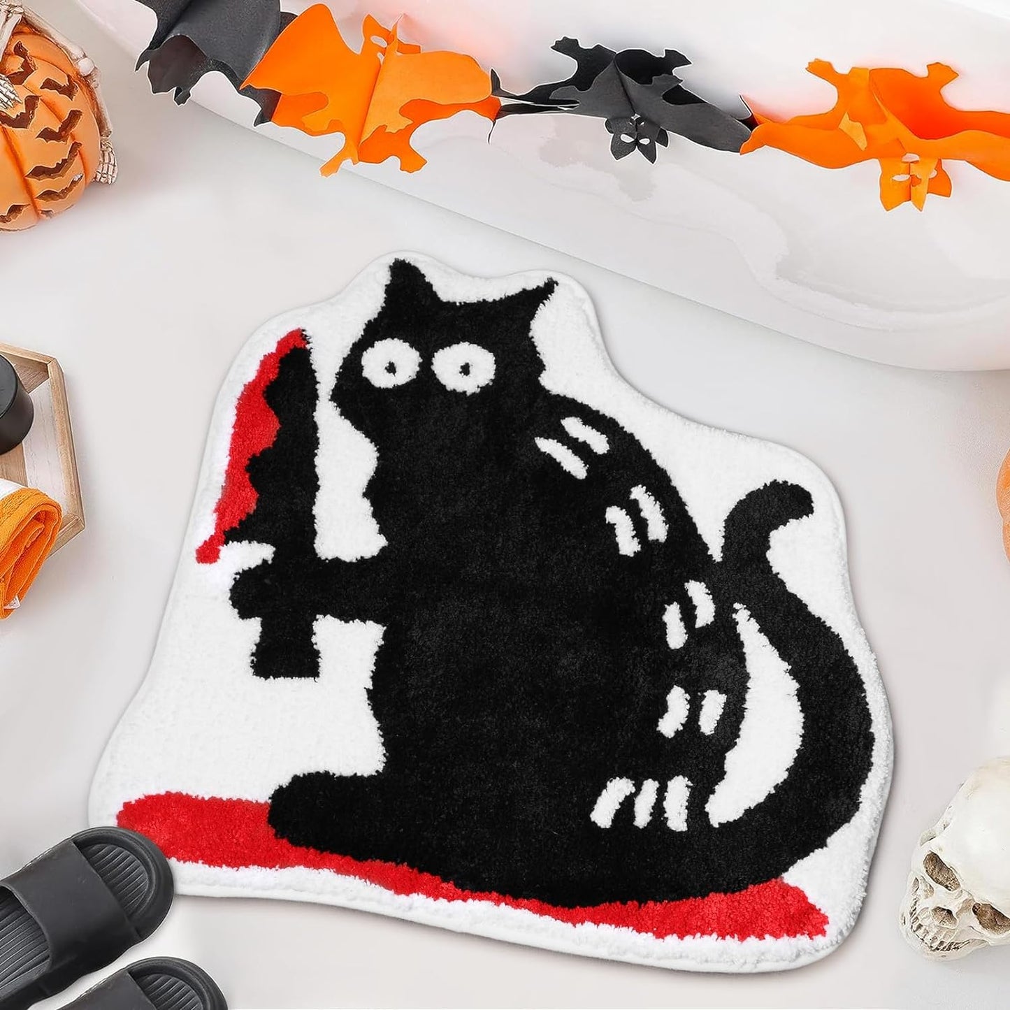 Murder Cat Bath Mat